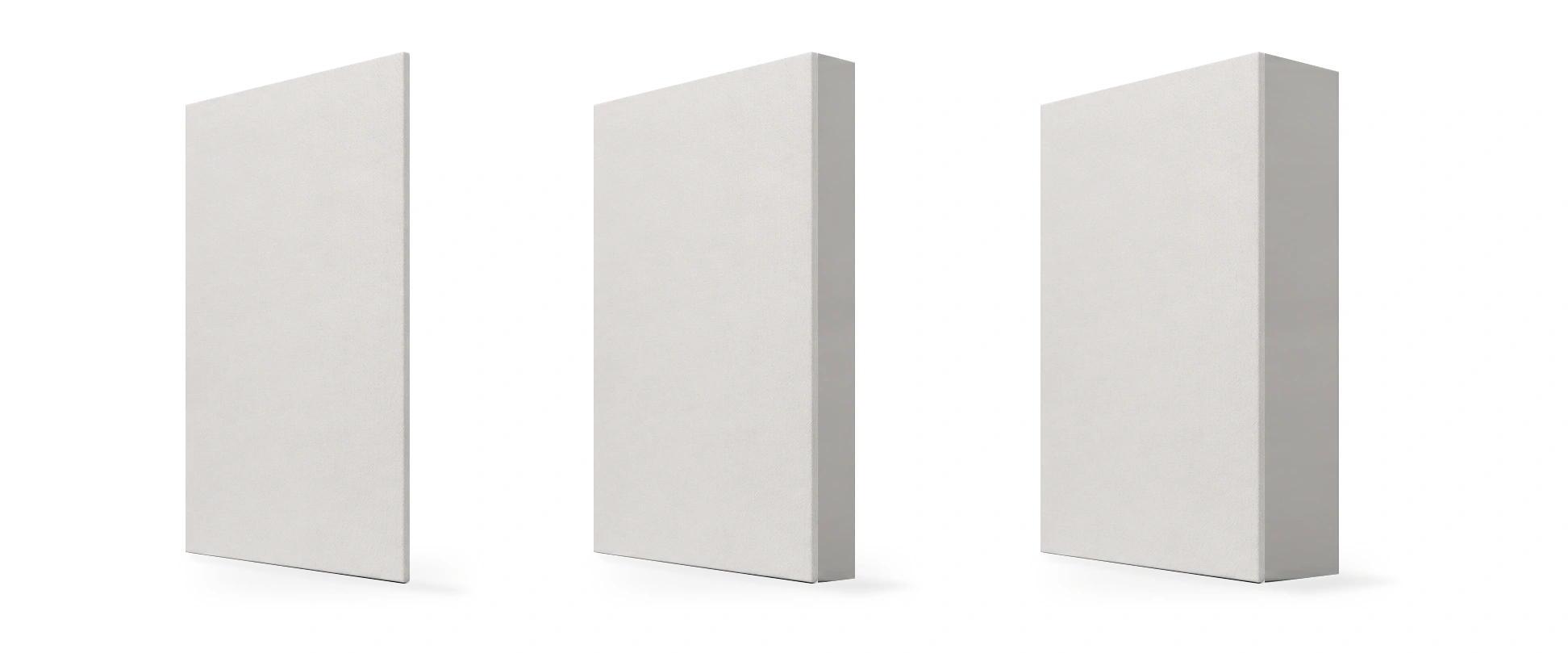Air, Studio 100 and Studio 200 shown separately with increasing depth